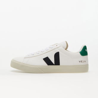 Veja Campo Chromefree Leather Extra-White/ Black/ Emeraude 2