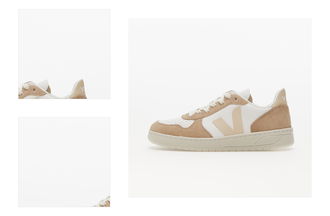 Veja V-10 Ch Leather W Extra-White/ Sable/ Sahara 4