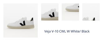 Veja V-10 CWL W White/ Black 1