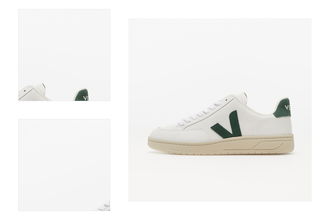 Veja V-12 Leather Extra White/Cyprus 4