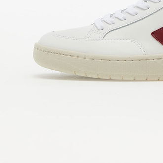 Veja V-12 Leather White Marsala Nautico 8