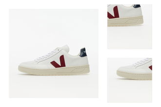 Veja V-12 Leather White Marsala Nautico 3