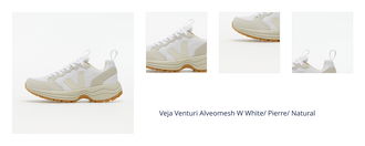 Veja Venturi Alveomesh W White/ Pierre/ Natural 1