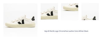 Veja W Recife Logo Chromefree Leather Extra White/ Black 1