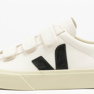 Veja W Recife Logo Chromefree Leather Extra White/ Black 5