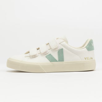 Veja W Recife Logo Chromefree Leather Extra White/ Matcha