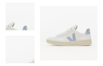 Veja W V-12 Leather Extra White Steel 4