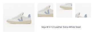 Veja W V-12 Leather Extra White Steel 1