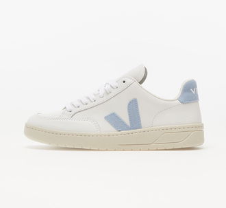 Veja W V-12 Leather Extra White Steel