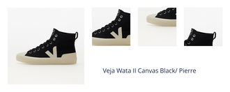 Veja Wata II Canvas Black/ Pierre 1