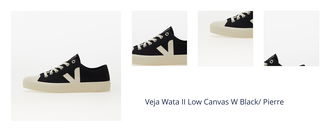 Veja Wata II Low Canvas W Black/ Pierre 1