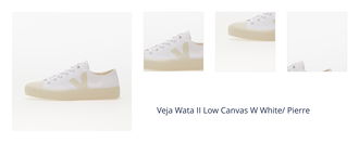 Veja Wata II Low Canvas W White/ Pierre 1