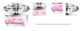 Versace Bright Crystal deodorant s rozprašovačom pre ženy 50 ml 1