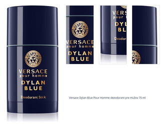 Versace Dylan Blue Pour Homme dezodorant pre mužov 75 ml 1