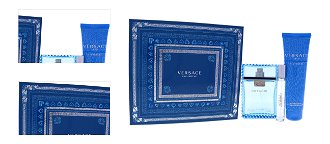 Versace Eau Fraiche Man - EDT 100 ml + sprchový gel 150 ml + EDT 10 ml 4
