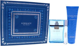 Versace Eau Fraiche Man - EDT 100 ml + sprchový gel 150 ml + EDT 10 ml