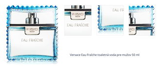 Versace Eau Fraîche toaletná voda pre mužov 50 ml 1