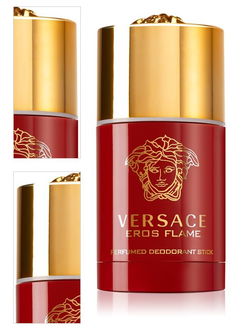 Versace Eros Flame deostick v krabičke pre mužov 75 ml 4