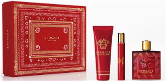 Versace Eros Flame - EDP 100 ml + sprchový gel 150 ml + EDP 10 ml