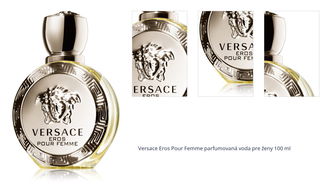 Versace Eros Pour Femme parfumovaná voda pre ženy 100 ml 1