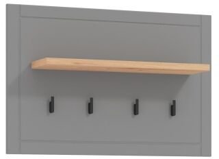 Vešiakový panel lotta - šedá/dub artisan