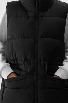 Dámska zatepľovacia vesta so syntetickou výplňou - čierna 5
