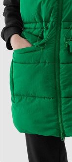 Dámska zatepľovacia vesta so syntetickou výplňou - zelená 8