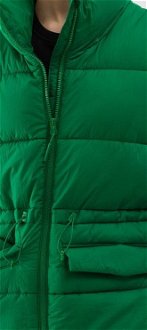 Dámska zatepľovacia vesta so syntetickou výplňou - zelená 5