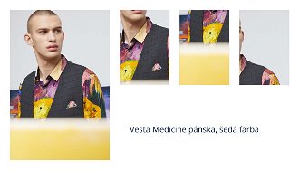 Vesta Medicine pánska, šedá farba 1