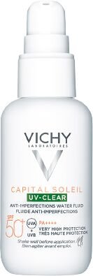 Vichy Capital Soleil UV-Clear ochranný fluid proti nedokonalostiam pleti SPF50+, 40 ml