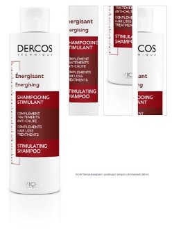 VICHY Dercos Energisant Posilňujúci  šampón s Aminexilom 200 ml 1
