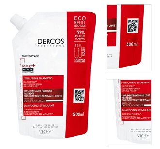 VICHY Dercos Energy+ Šampón na vlasy 500 ml 3