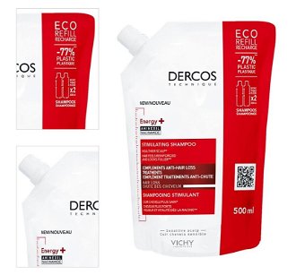 VICHY Dercos Energy+ Šampón na vlasy 500 ml 4