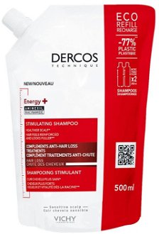 VICHY Dercos Energy+ Šampón na vlasy 500 ml 2