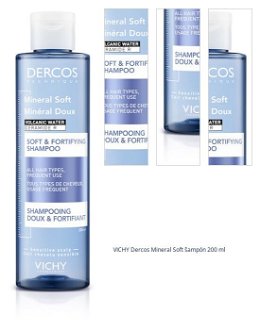 ﻿VICHY Dercos Mineral Soft šampón 200 ml 1