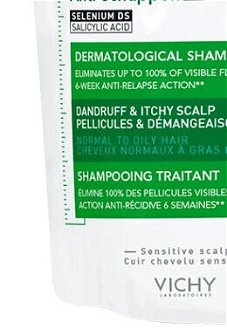 VICHY DERCOS šampón proti lupinám Mastné vlasy 500 ml 8