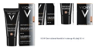 VICHY Dermablend Korekčné make-up 45 zlatý 30 ml 1