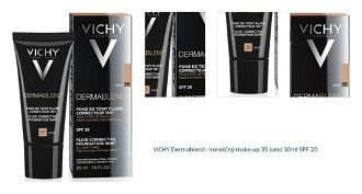 VICHY Dermablend - korekčný make-up 35 sand 30ml SPF 20 1