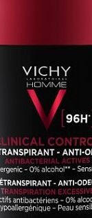 VICHY Homme 96h Detranspirant proti zápachu roll-on 50 ml 5