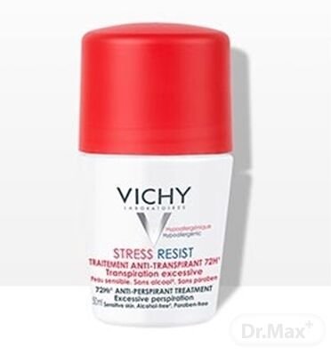 Vichy Stress Resist 72H Proti Nadmernému Poteniu Roll-On 50 Ml deodorant
