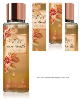 Victoria's Secret Bare Vanilla Golden telový sprej pre ženy 250 ml 1