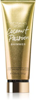 Victoria's Secret Coconut Passion Shimmer telové mlieko pre ženy 236 ml