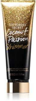 Victoria's Secret Coconut Passion Shimmer telové mlieko s trblietkami pre ženy 236 ml