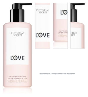 Victoria's Secret Love telové mlieko pre ženy 250 ml 1