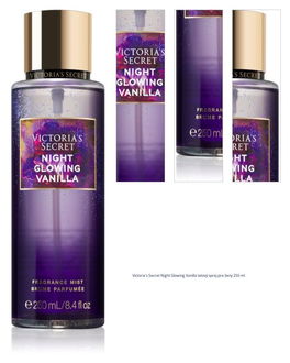 Victoria's Secret Night Glowing Vanilla telový sprej pre ženy 250 ml 1