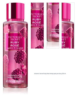 Victoria's Secret Ruby Rosé telový sprej pre ženy 250 ml 1