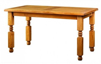 Vidiacky jedálenský stôl 80x80cm mes 01 b - k16 antická biela