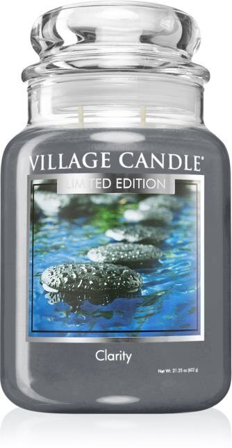 Village Candle Vonná sviečka v skle - Clarity - Jasná myseľ, veľká