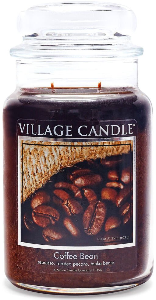 Village Candle Vonná sviečka v skle - Coffee Bean - Zrnková káva, veľká 2