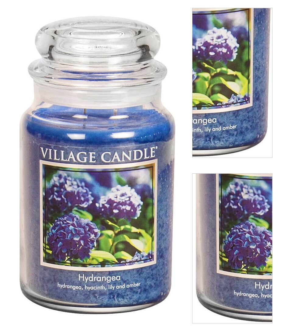 Village Candle Vonná sviečka v skle - Hydrangea - Hortenzie, veľká 8